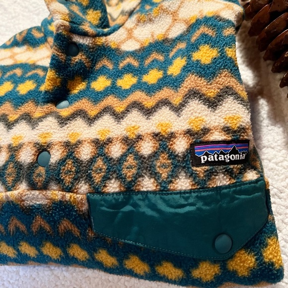 Patagonia Synchilla Snap-T Fleece Pullover in Cliff Arbor Green - Picture 2 of 6